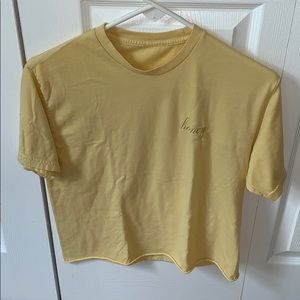 Brandy Melville Yellow “Honey” top